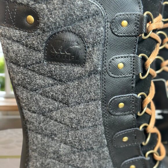 Sorel $199 Tofino II Waterproof Insulated Snow Shearling Duck Boots Black Women’ - Picture 8 of 11
